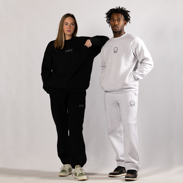 Smiley Steel Grey Sweatpants
