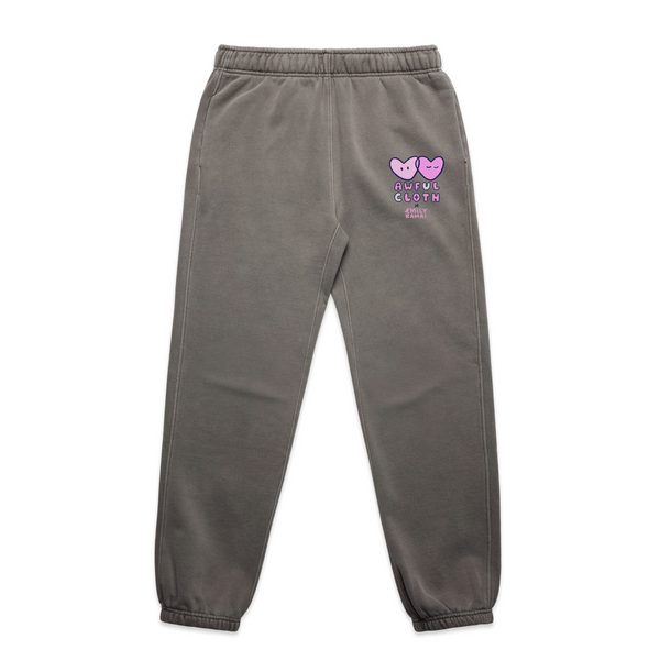 Faded Ash Heart Sweats X Emily Ramai Kim