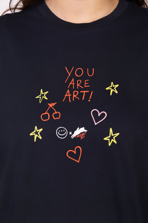 You Are Art Tee - Navy