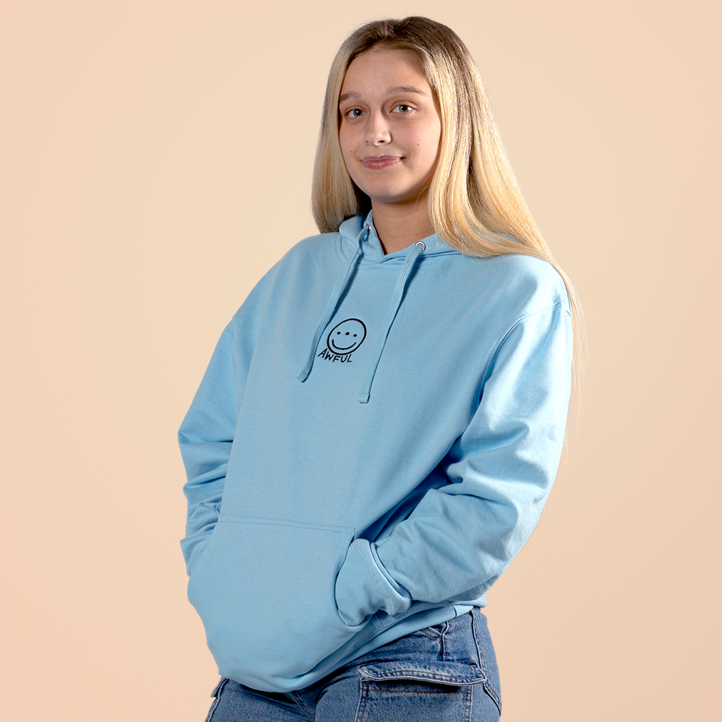 Awful3 3 eyed Smiley Hoodie